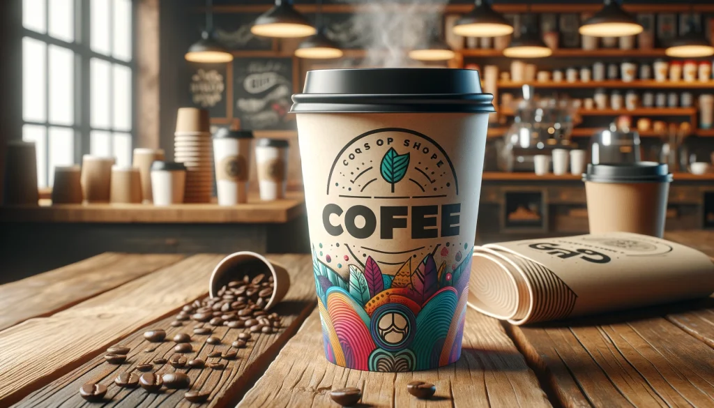 Paper cup ramah lingkungan dengan desain khusus untuk minuman panas, sempurna untuk kafe dan restoran.